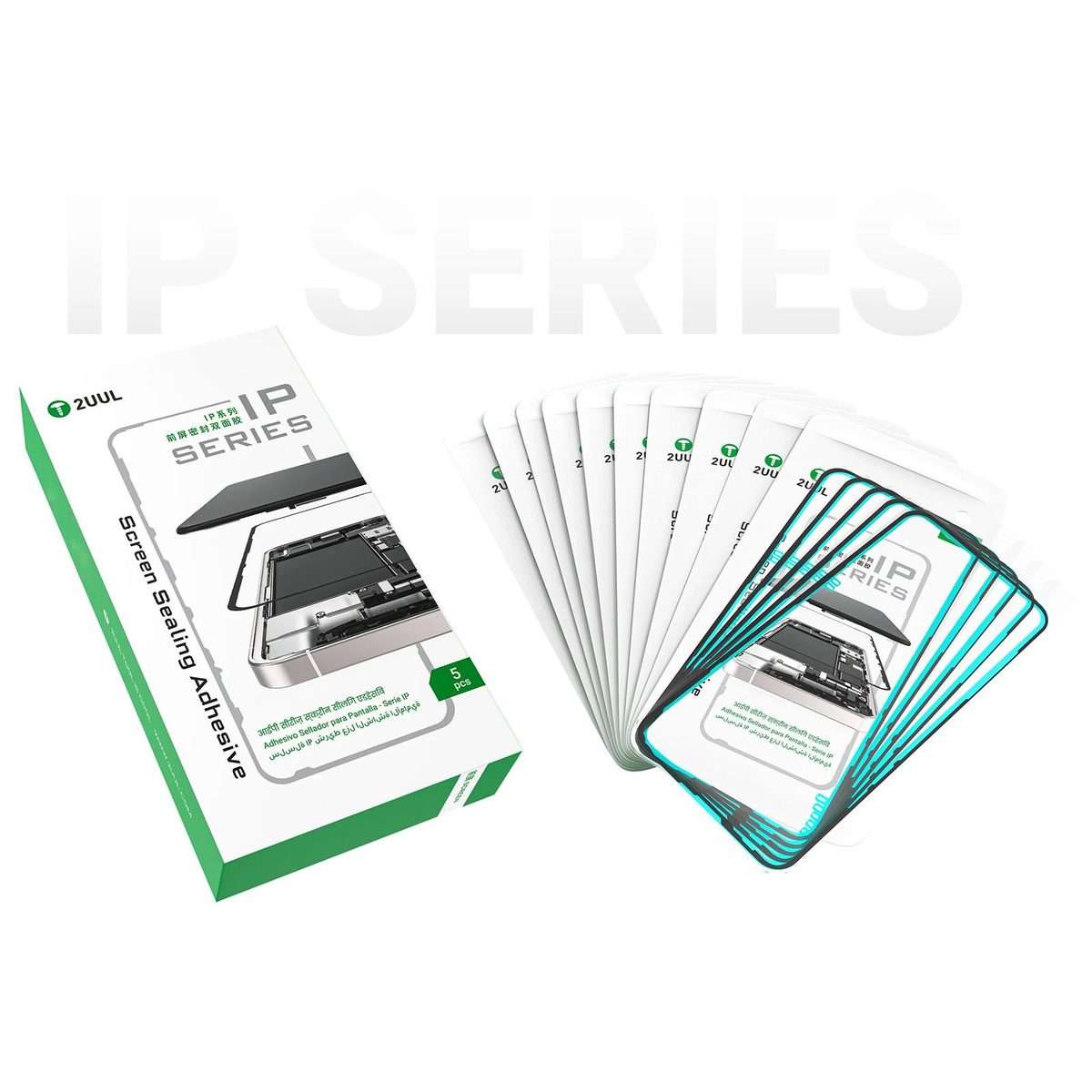 For iPhone 15 Pro 2UUL IP Series Screen Sealing Adhesive (5pcs/Box)