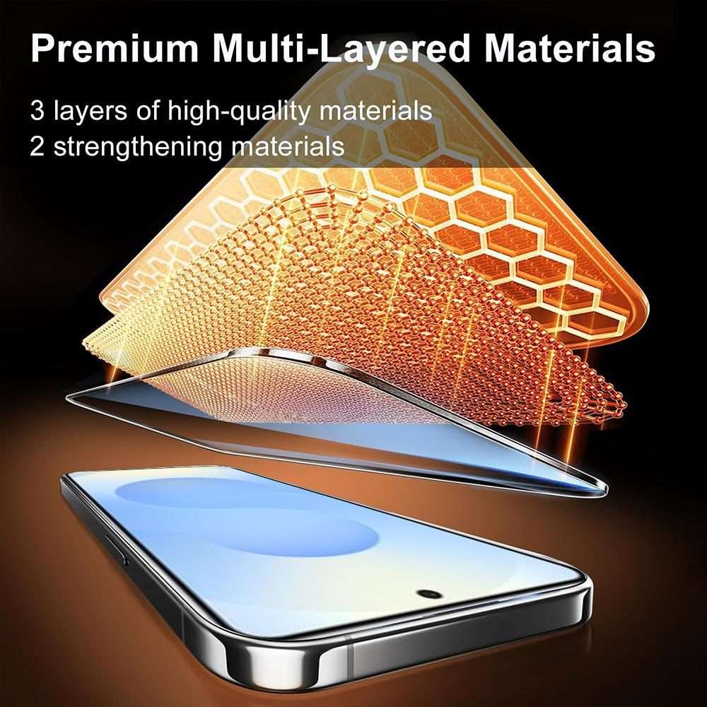 For Samsung Galaxy S25+ 5G XDcase 5pcs / Pack Silk Screen Printed HD Tempered Glass Film, Support