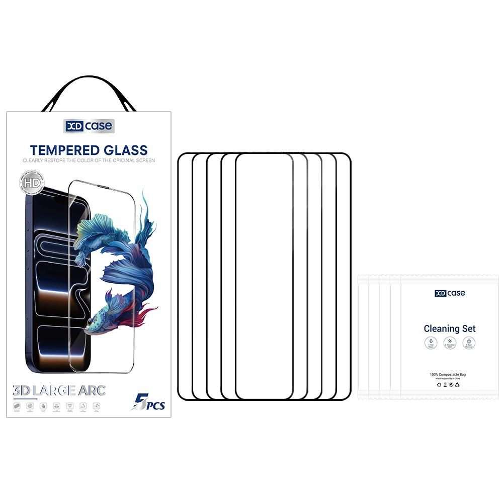 For Samsung Galaxy S25+ 5G XDcase 5pcs / Pack Silk Screen Printed HD Tempered Glass Film, Support