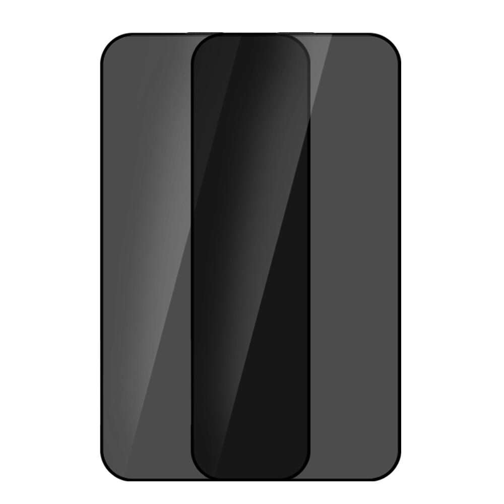 For iPhone 15 Pro Max XDcase 2pcs / Pack Silk Screen Printed Anti-Peep Tempered Glass Screen Prote
