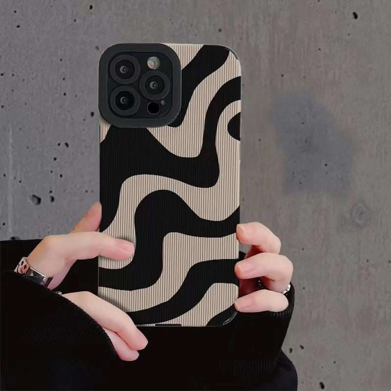 For iPhone 17 Pro Max Leather-Textured TPU Phone Case(Zebra Pattern)