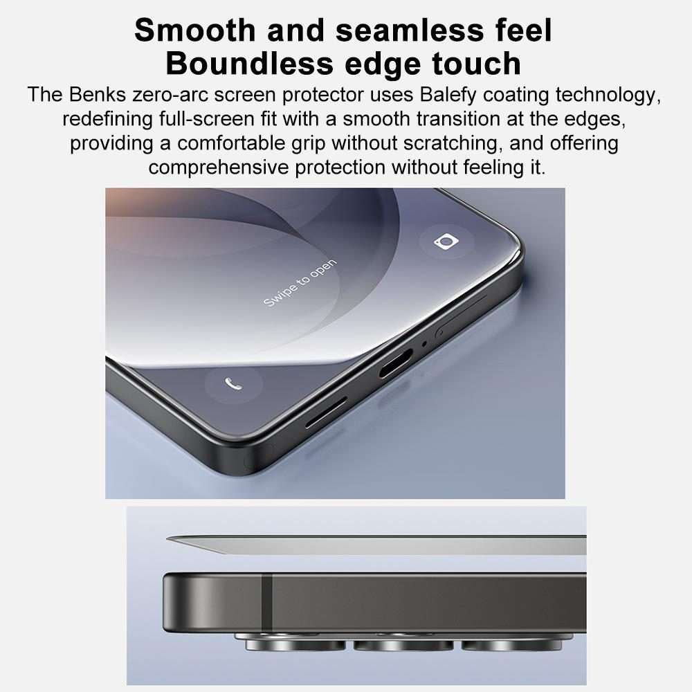 For Samsung Galaxy S26 Ultra 5G Benks Zero-Curve Anti-Explosion HD Tempered Glass Screen Protector