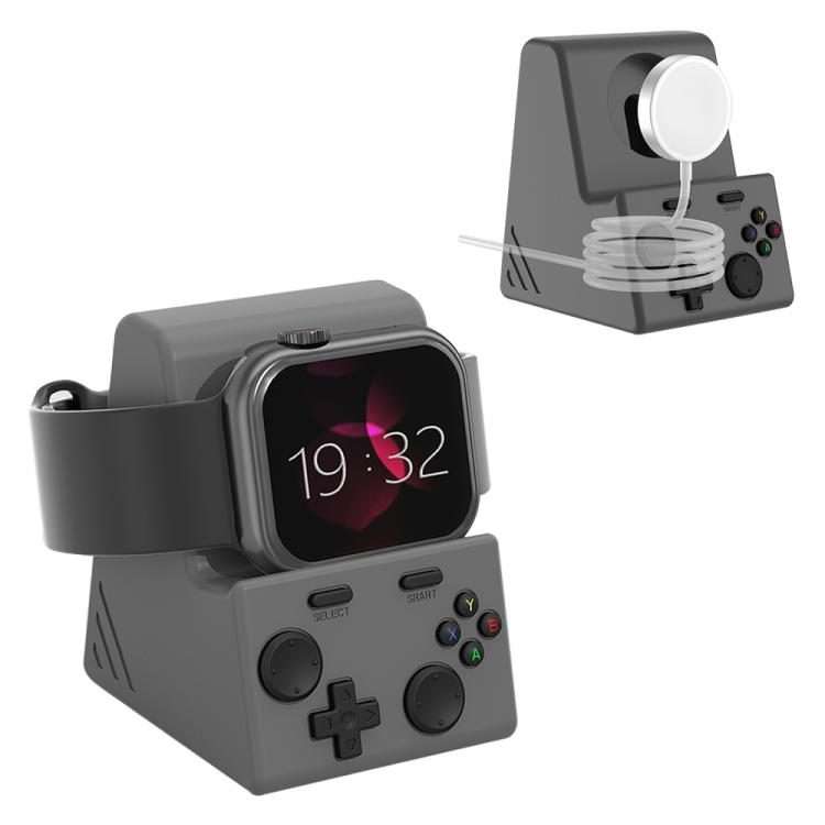 XDcase For Apple Watch Game Console Design Smart Watch Charging Stand(Black)