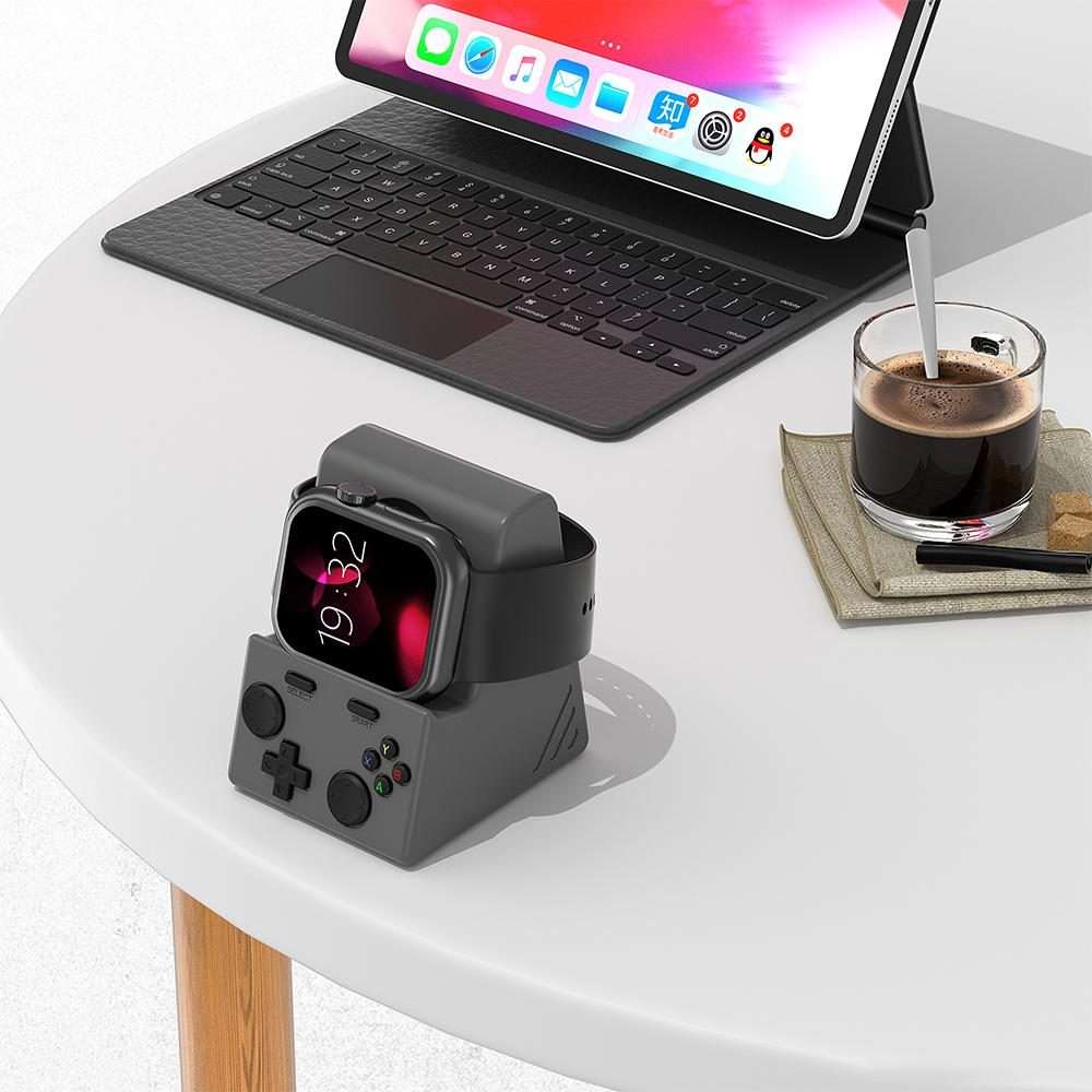 XDcase For Apple Watch Game Console Design Smart Watch Charging Stand(Black)