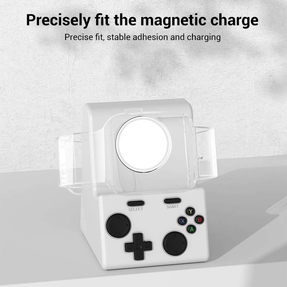XDcase For Apple Watch Game Console Design Smart Watch Charging Stand(White)