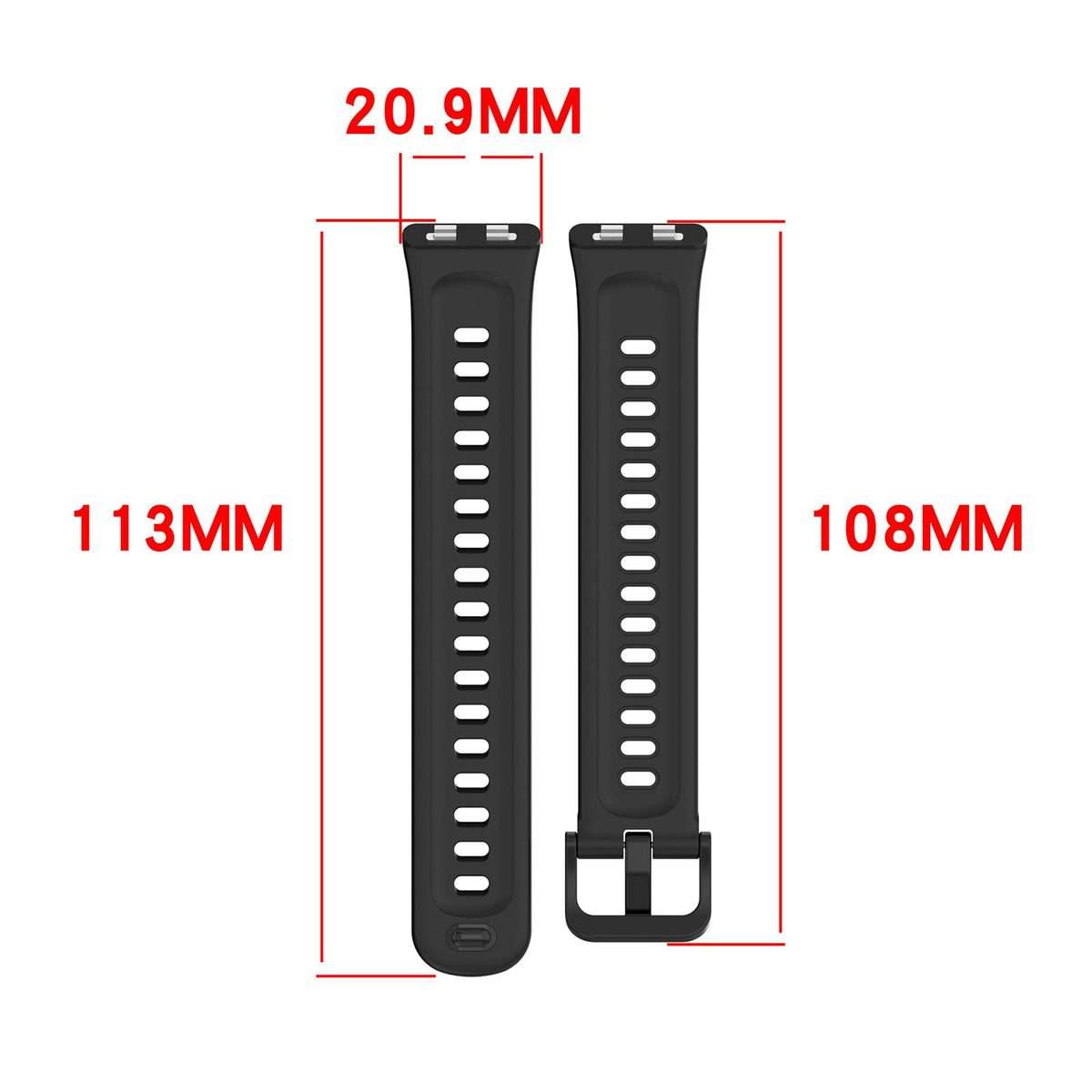 For Huawei Band 11 Pro / 11 xDfind Wavy Texture Silicone Watch Band(Ivory White)