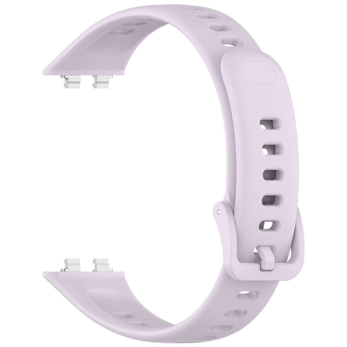 For Huawei Band 11 Pro / 11 xDfind Smooth Solid-Color Breathable Silicone Watch Band(Light Purple)