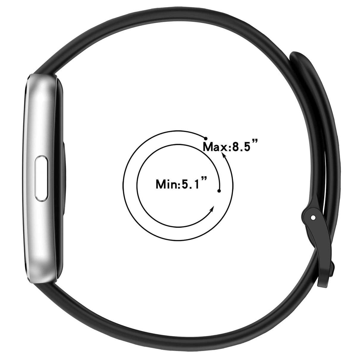 For Huawei Band 11 Pro / 11 xDfind Smooth Solid-Color Breathable Silicone Wat ... (Official Green)