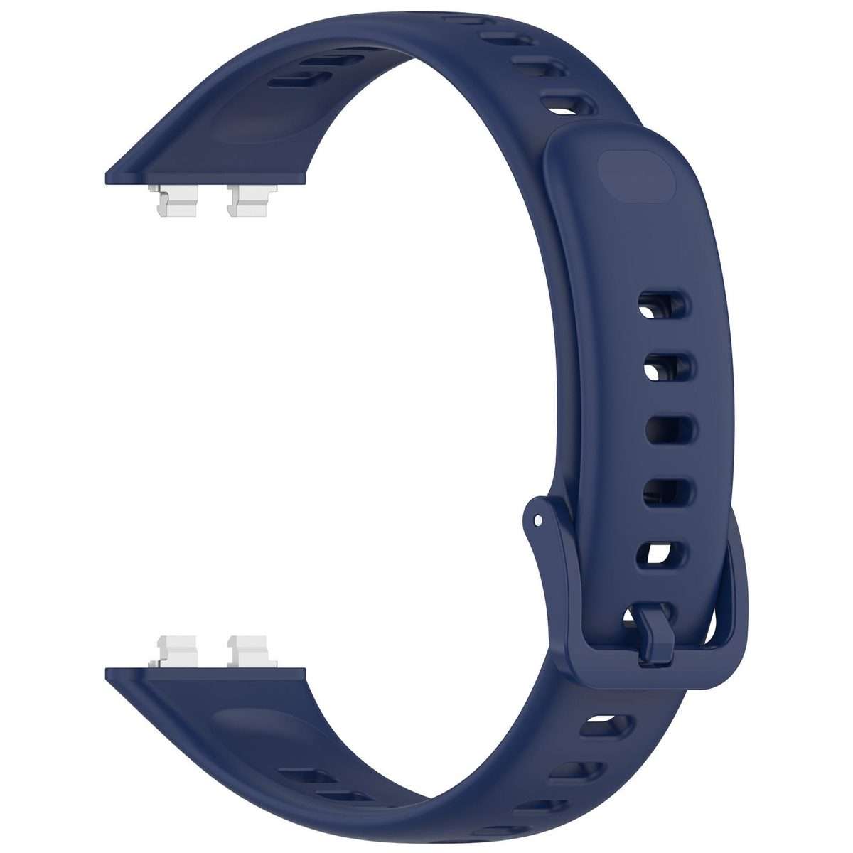 For Huawei Band 11 Pro / 11 xDfind Smooth Solid-Color Breathable Silicone Watc ... (Midnight Blue)