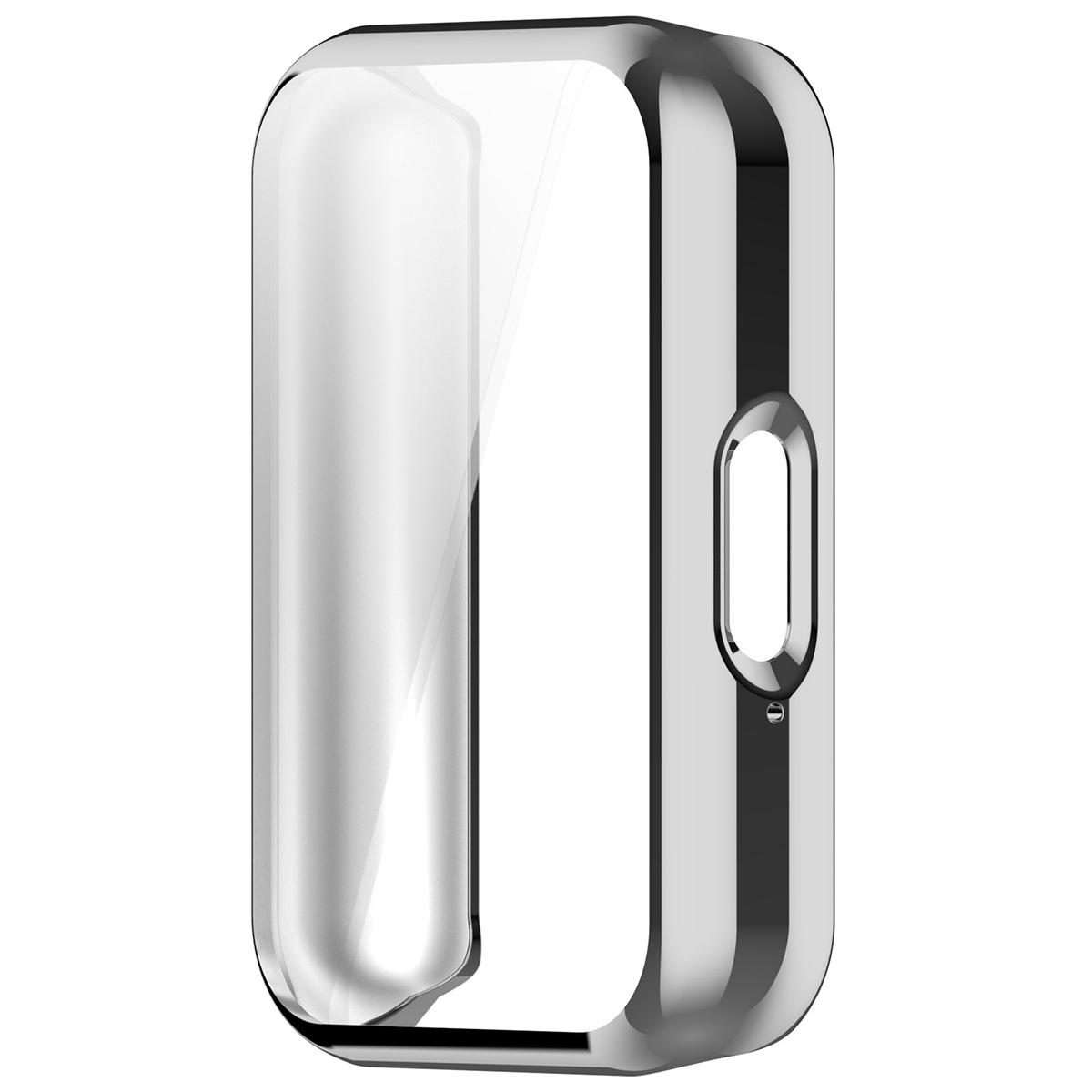 For Huawei Band 11 Pro / 11 xDfind Full-Coverage Electroplated TPU Watch Case(Silver)