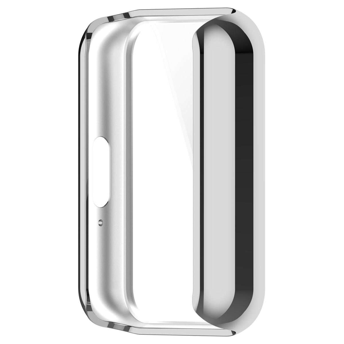 For Huawei Band 11 Pro / 11 xDfind Full-Coverage Electroplated TPU Watch Case(Silver)