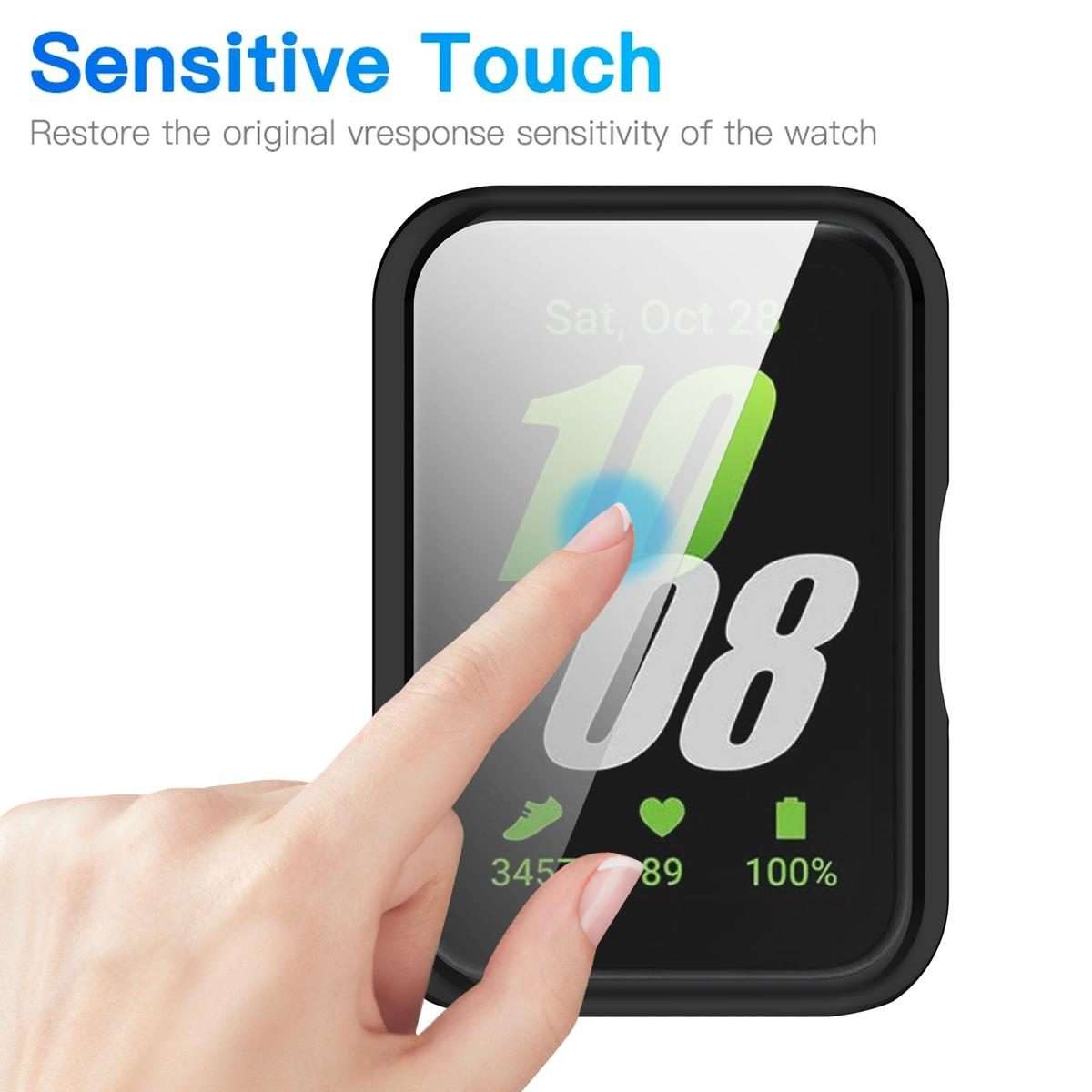 For Huawei Band 11 Pro / 11 xDfind Full-Coverage Electroplated TPU Watch Case(Black)