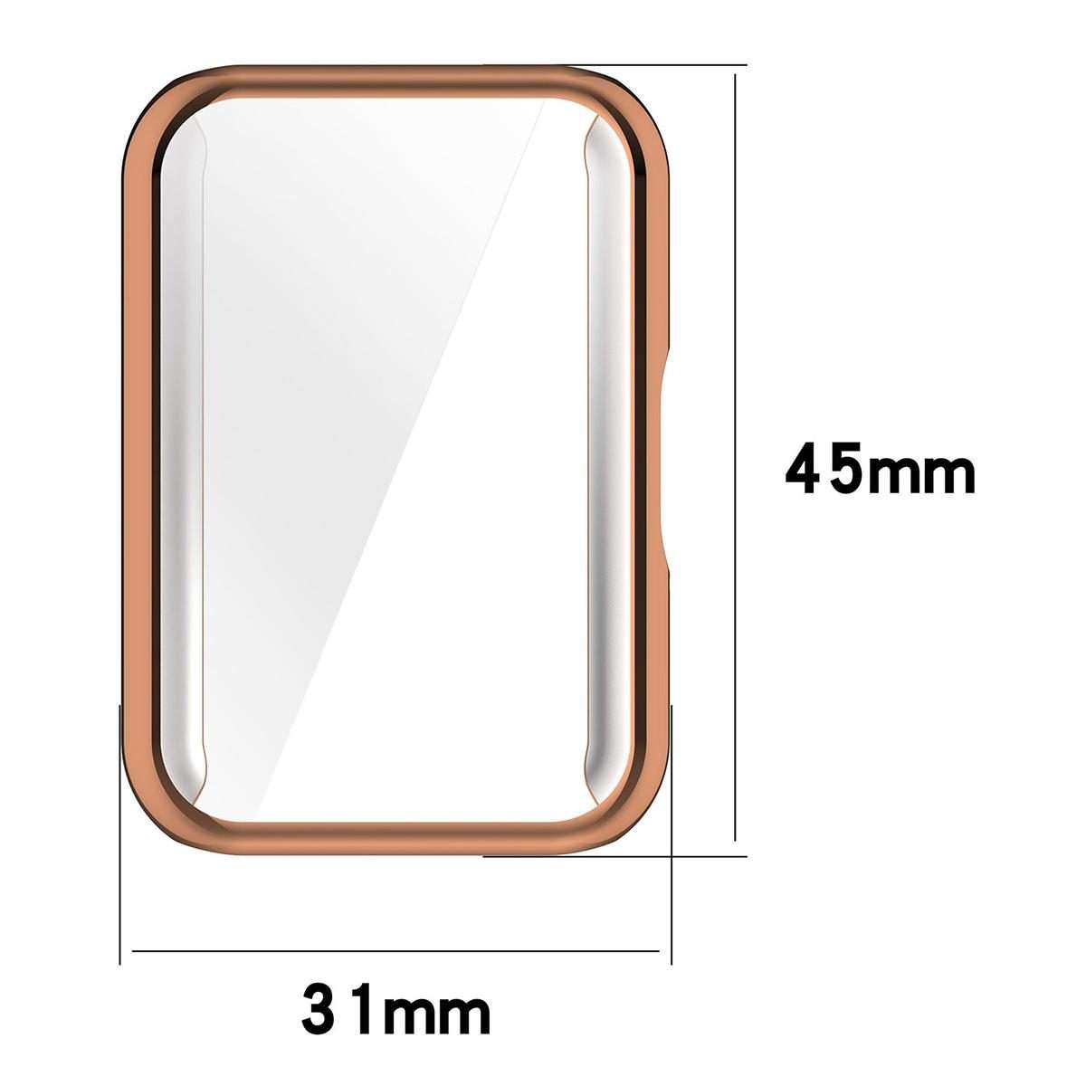 For Huawei Band 11 Pro / 11 xDfind Full-Coverage Electroplated TPU Watch Case(Pink)