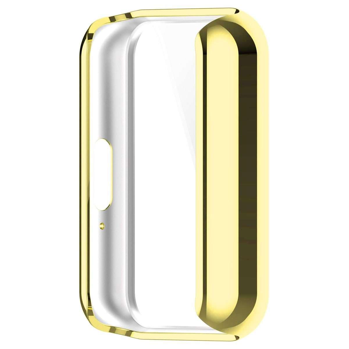 For Huawei Band 11 Pro / 11 xDfind Full-Coverage Electroplated TPU Watch Case(Gold)