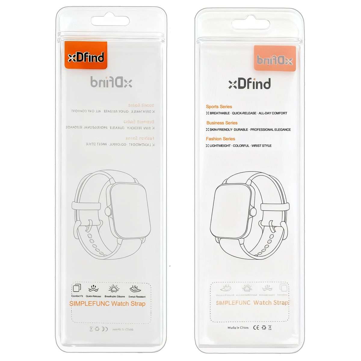 22mm xDfind Flame Hybrid Nylon Braid Silicone Watch Band(Green)