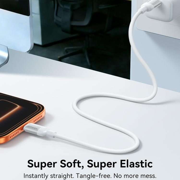 JOYROOM S-A62 Lively Series 3A USB-A to 8 Pin Fast Charging Data Cable, Length: 1.2m(Black)