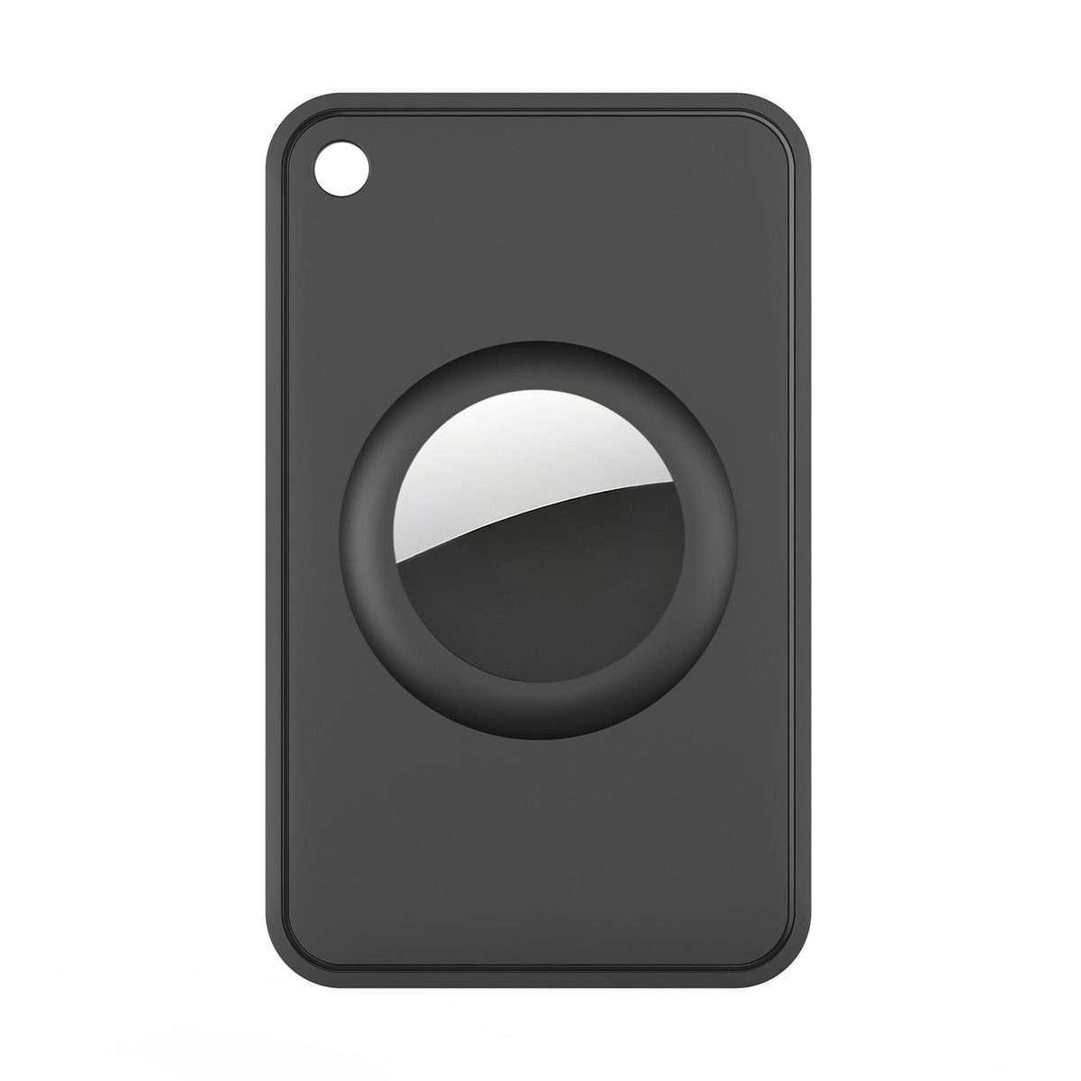For AirTag 2nd Gen / 1st Gen XDcase Ultra-Thin Wallet Card Design TPU Protective Case(Black)