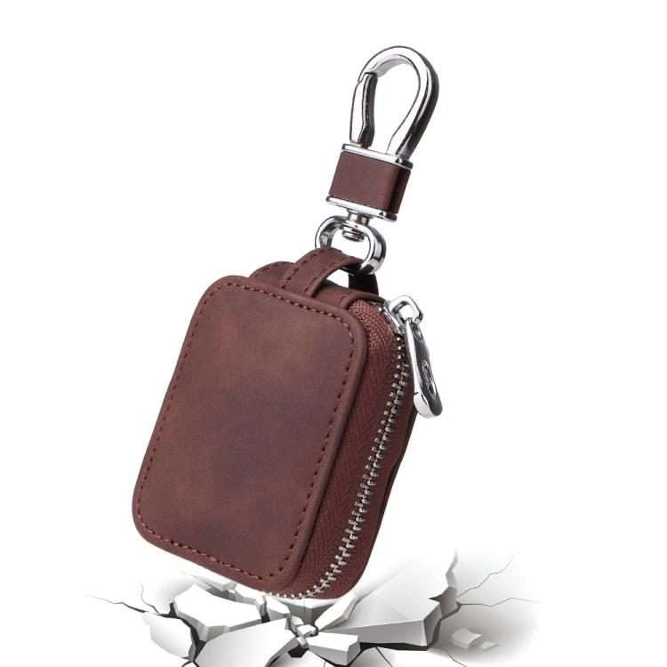 XDcase Universal PU Leather Earphone Protective Case with Hook For AirPods Pro 3/2/1 ... (Coffee)
