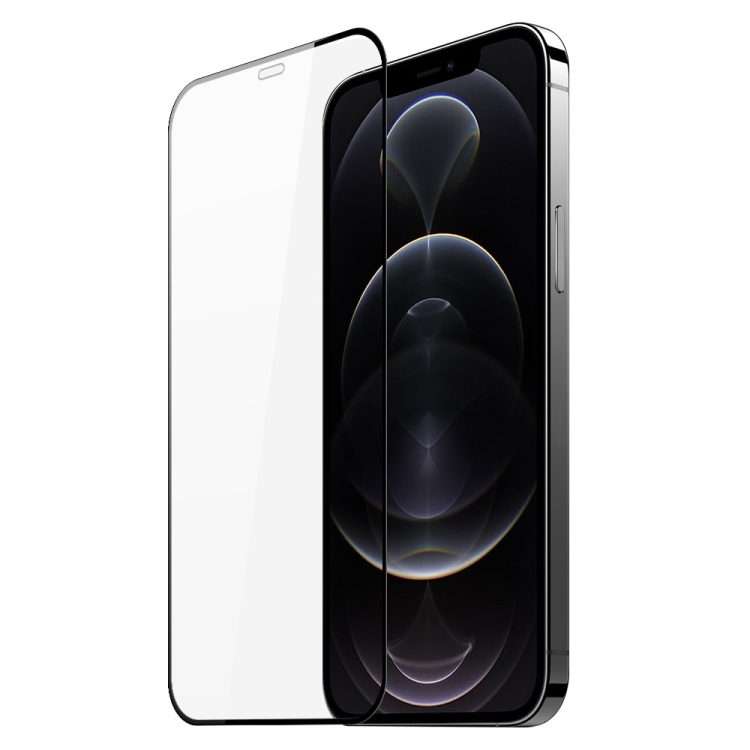 For iPhone 12 / 12 Pro DUX DUCIS 0.33mm 9H Medium Alumina HD Full Screen Tempered Glas ... (Black)