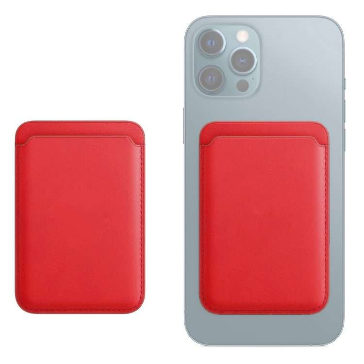 Leather Wallet Pouch Card Holder Magsafing Case for iPhone 17-12 Series