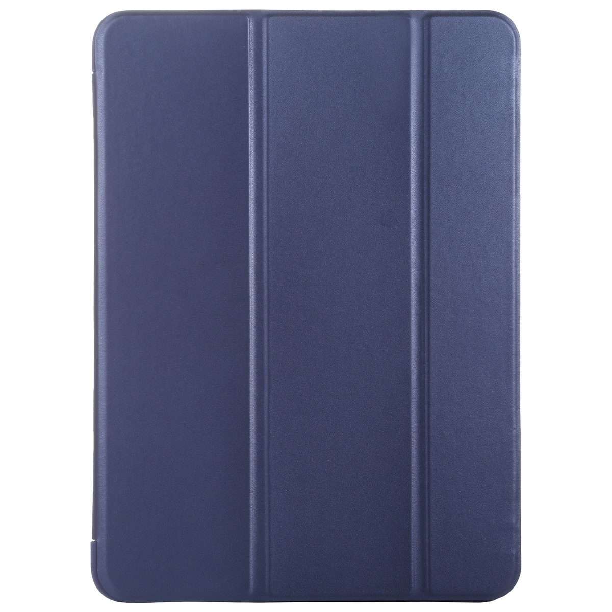 TPU Three-fold Horizontal Flip Smart Leather Case with Sleep / Wake-up Function & ... (Navy Blue)