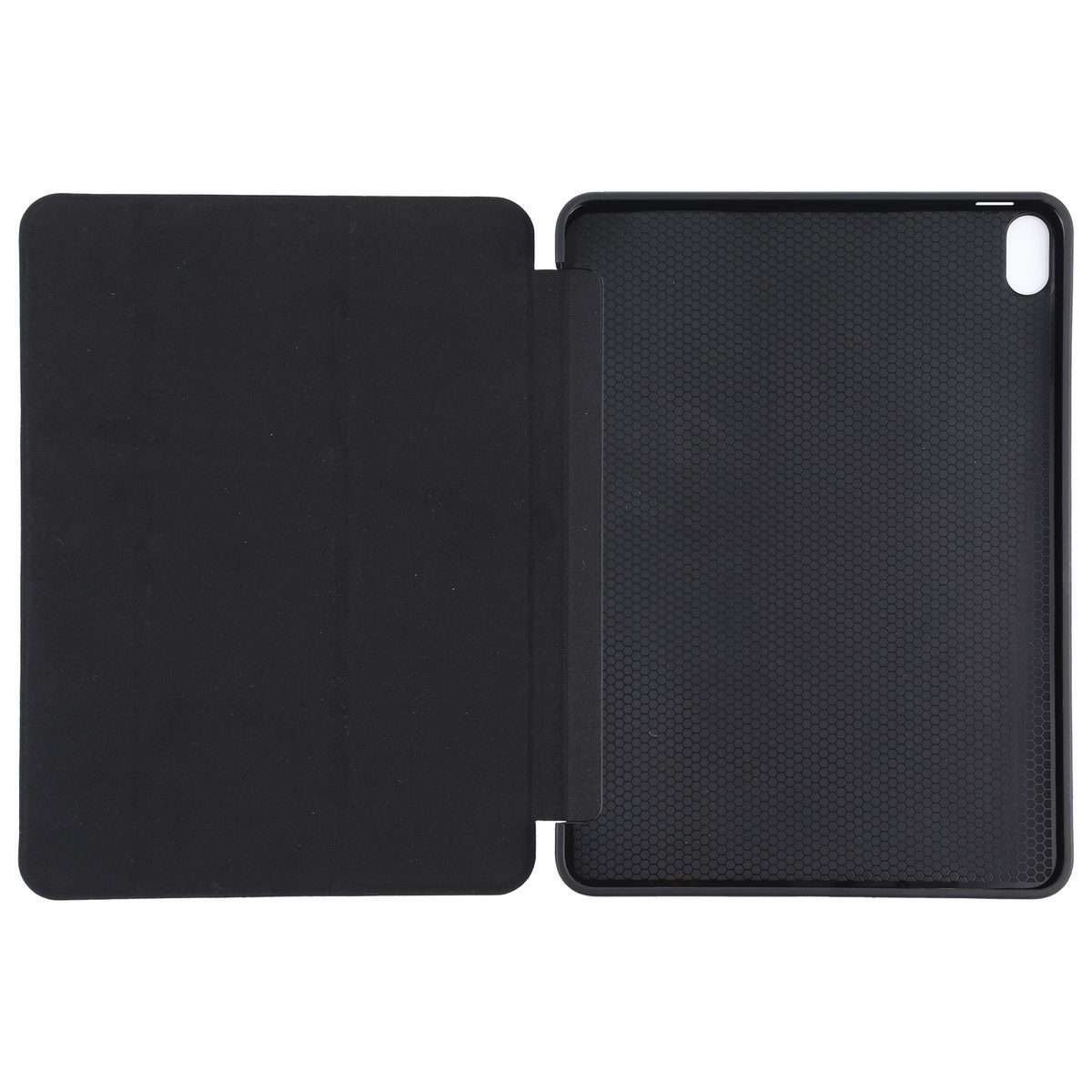 TPU Three-fold Horizontal Flip Smart Leather Case with Sleep / Wake-up Function & Hold ... (Black)