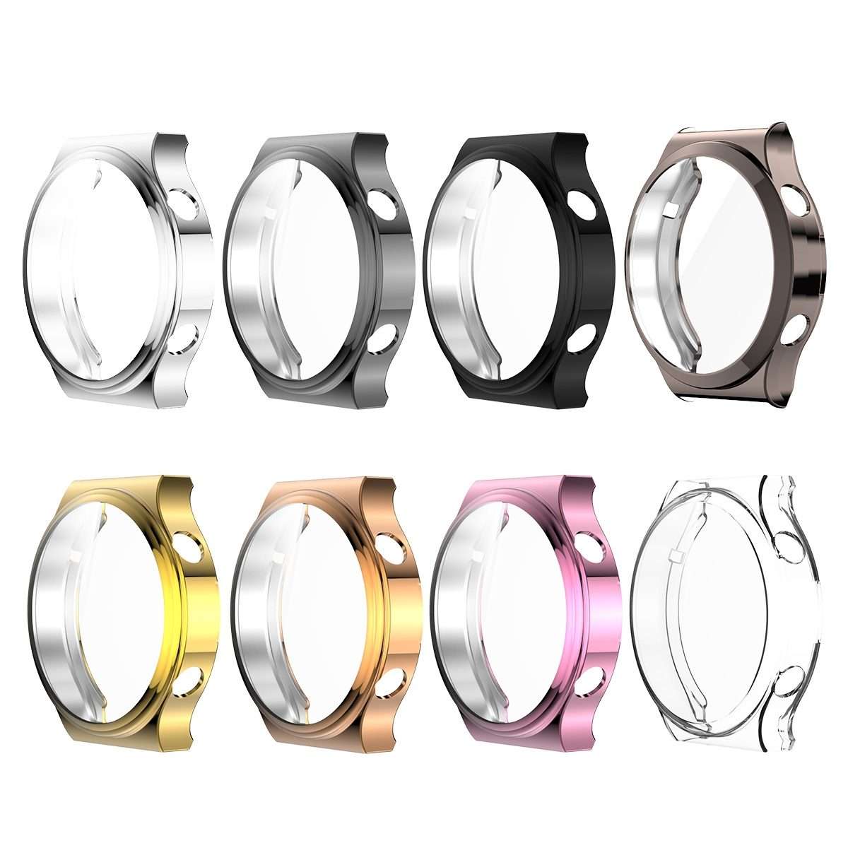 For Huawei Watch GT 2 Pro Full Coverage TPU Protective Case Cover(Gold)