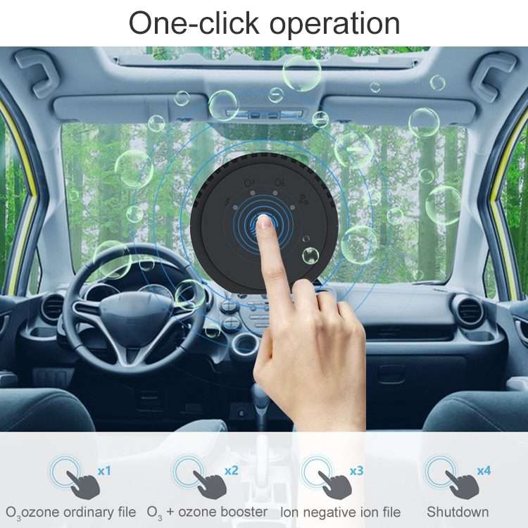 Car Home Anion Air Purifier Ozone Cleaning Purifier