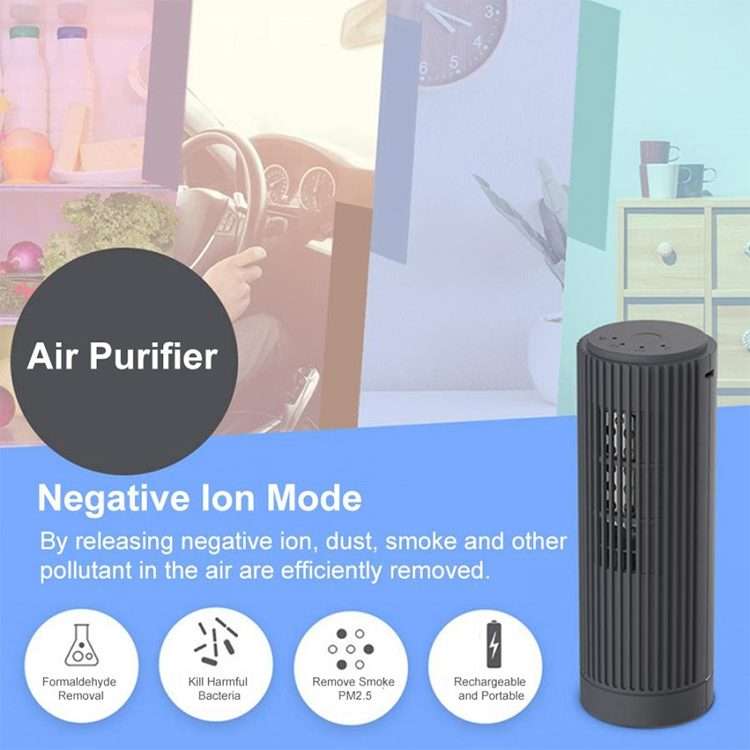 Car Home Anion Air Purifier Ozone Cleaning Purifier