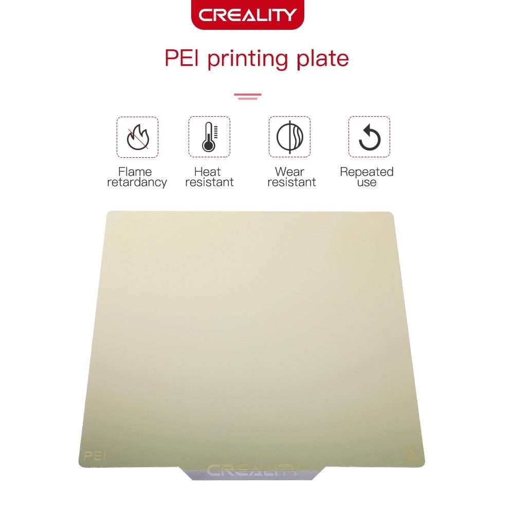 Creality PEI Priting Plate Double-sided PEI Spring Steel Sheet with Magnetic Base for Ender-3 3D P