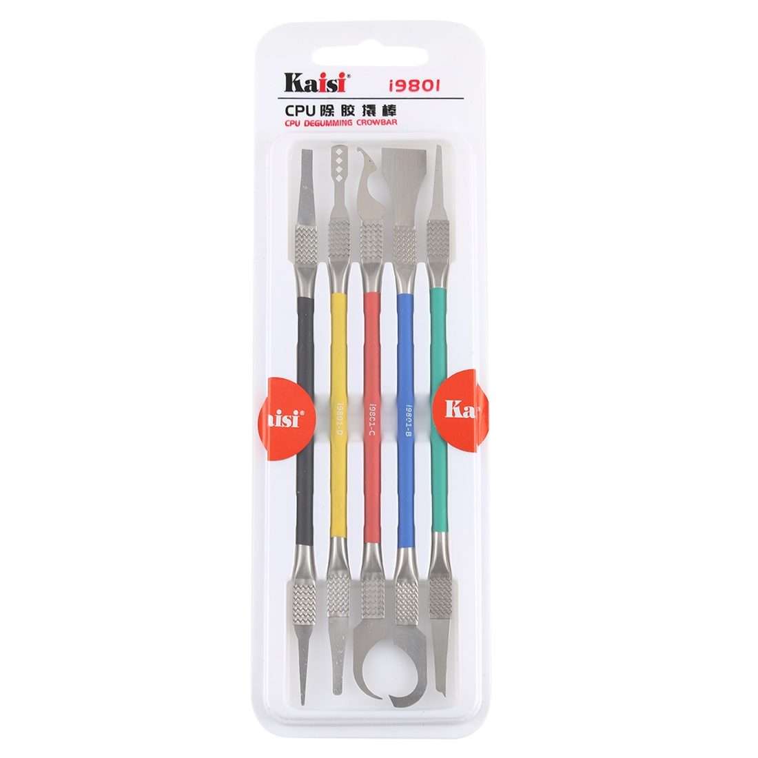 Kaisi i9801 CPU Professional Mobile Phone / Tablet Plastic Disassembly Rods Crowbar Repairing Tool
