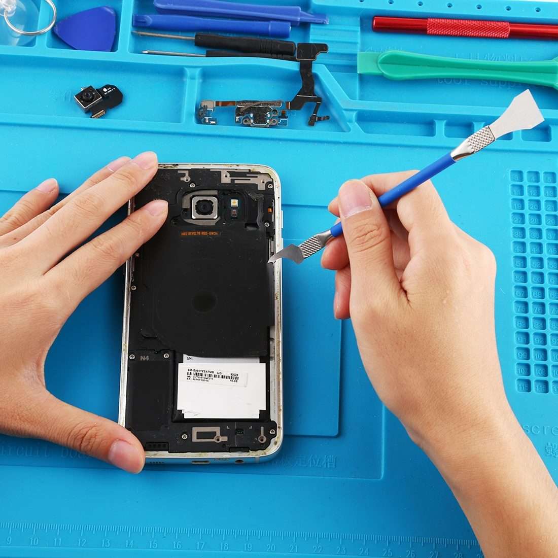 Kaisi i9801 CPU Professional Mobile Phone / Tablet Plastic Disassembly Rods Crowbar Repairing Tool