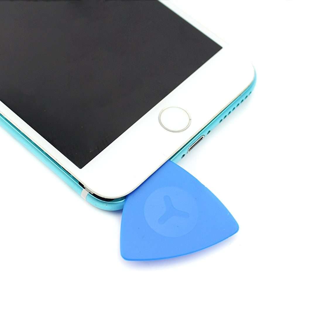 100 PCS JIAFA P8818 Plastic Phone Repair Triangle Opening Picks(Blue)