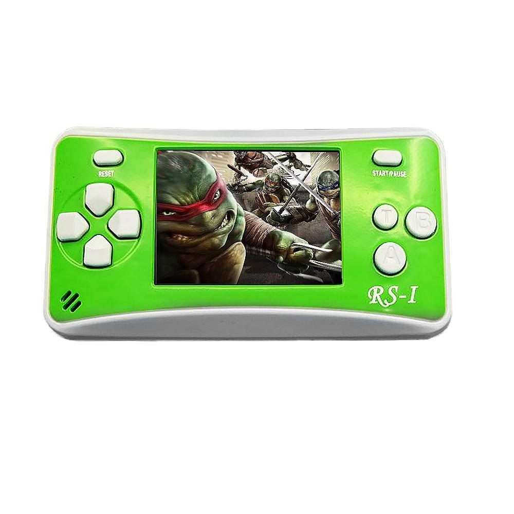 RS-1 Retro Portable Handheld Game Console, 2.5 inch 8 Bits True Color LCD, Built-in 15 ... (Green)