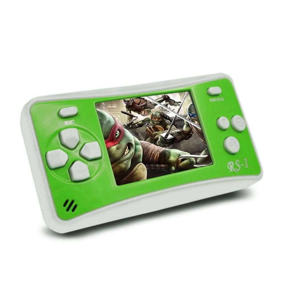 RS-1 Retro Portable Handheld Game Console, 2.5 inch 8 Bits True Color LCD, Built-in 15 ... (Green)