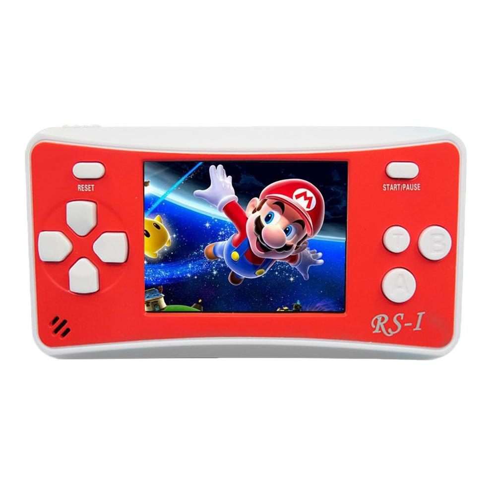 RS-1 Retro Portable Handheld Game Console, 2.5 inch 8 Bits True Color LCD, Built-in 152 ... (Red)