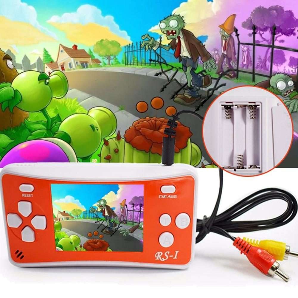 RS-1 Retro Portable Handheld Game Console, 2.5 inch 8 Bits True Color LCD, Built-in 152 ... (Red)