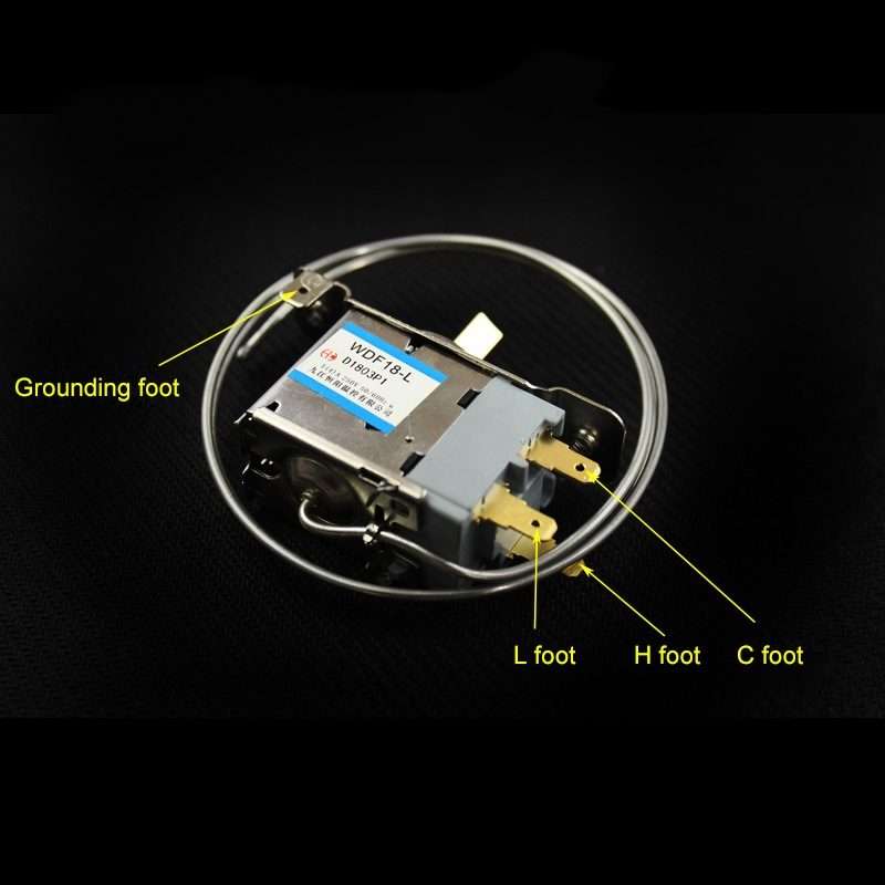 WDF18-L Refrigerator Thermostat Household Metal Temperature Controller Refrigerator Parts