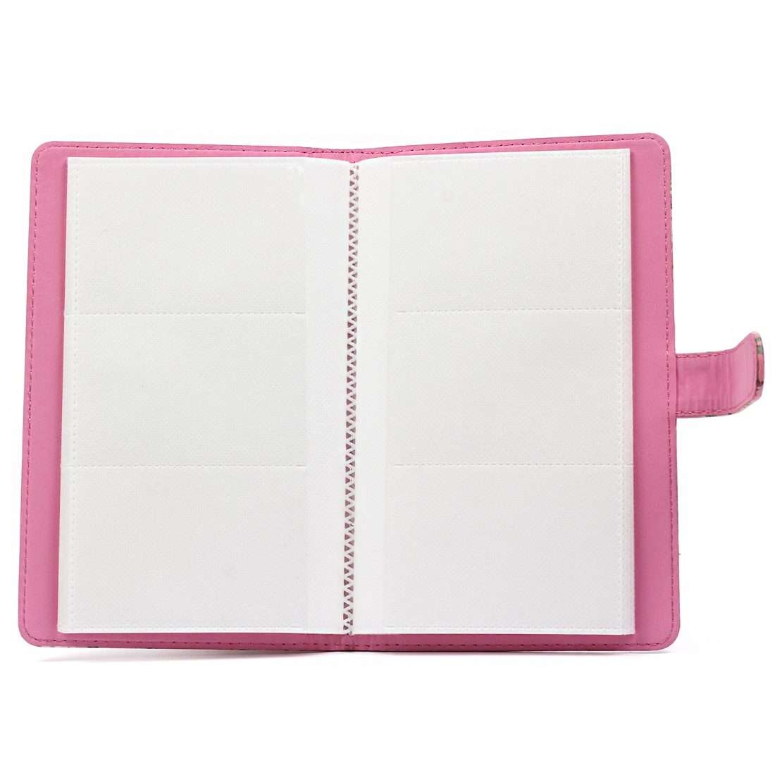 Pink Flamingo Pattern 3 inch DIY PU Mini Creativity Insert Type 32 Pages Exquisite Photo Album for