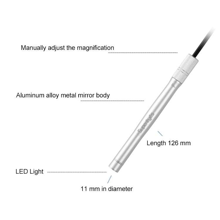 Supereyes B005 Digital Electronic Endoscope Industrial Stamp Insect Mites Magnifying Glass