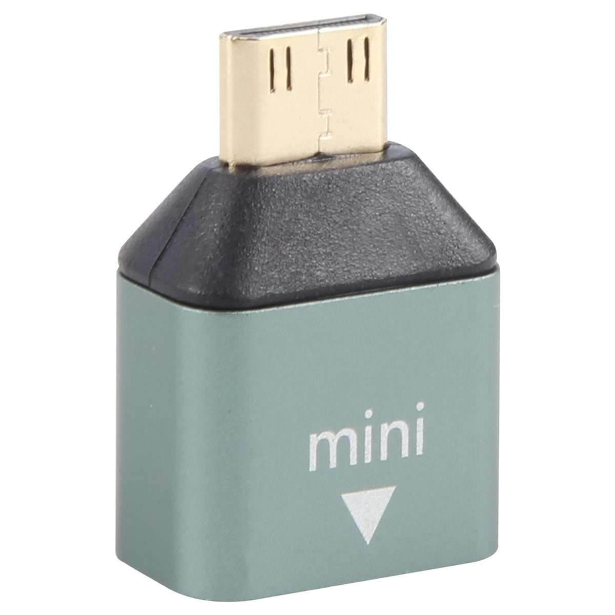 Mini HDMI Male to HDMI Female Gold-plated Head Adapter