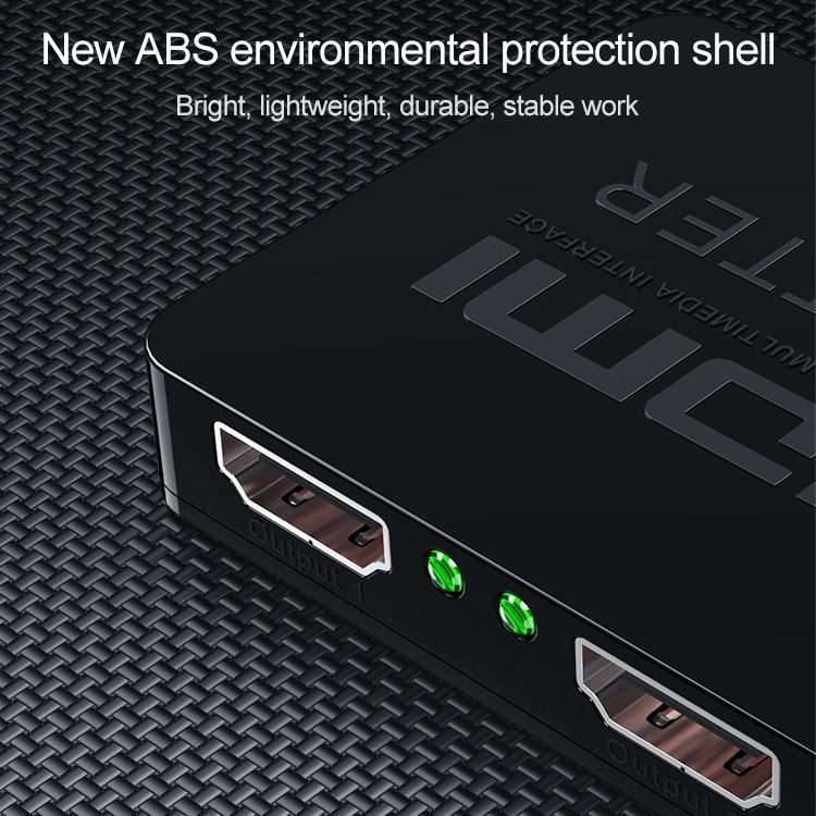 1x2 Mini HDMI Amplifier Splitter, Support 3D & 4K x 2K (White)