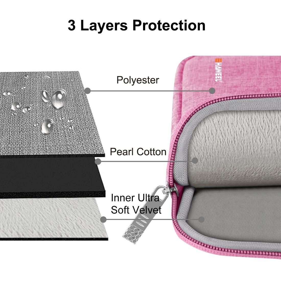 HAWEEL 9.7 inch Sleeve Case Zipper Briefcase Carrying Bag