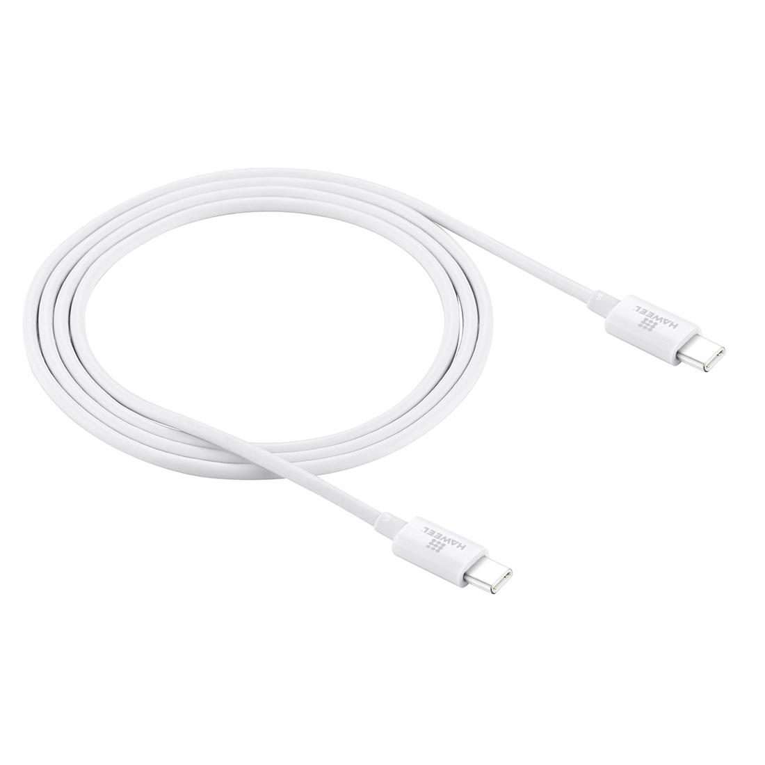 HAWEEL 100W 6A USB-C / Type-C to USB-C / Type-C Fast Charging Data Cable, Length: 1.52m