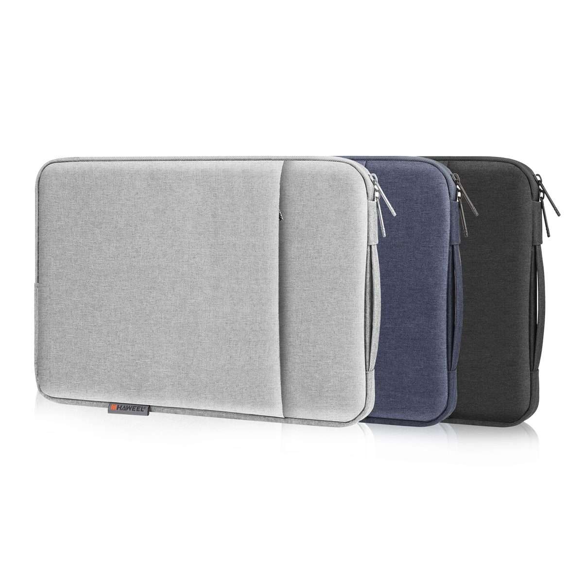 HAWEEL Laptop Sleeve Case Zipper Briefcase Bag with Handle for 14-15 inch Laptop(Grey)