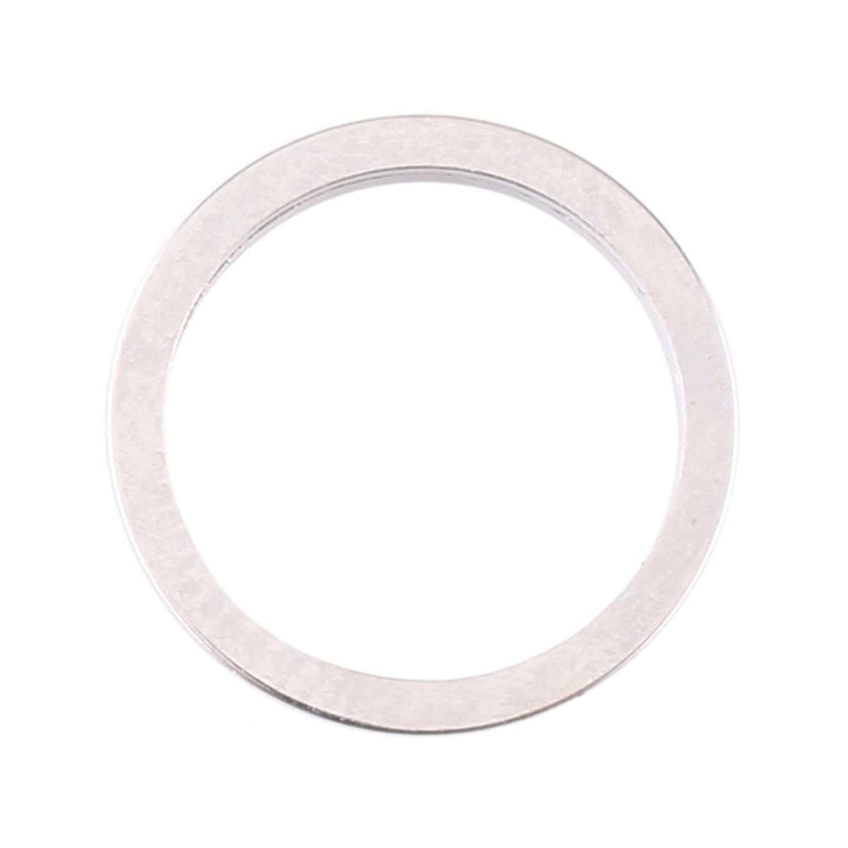 3 PCS Rear Camera Glass Lens Metal Protector Hoop Ring for iPhone 12 Pro(Silver)