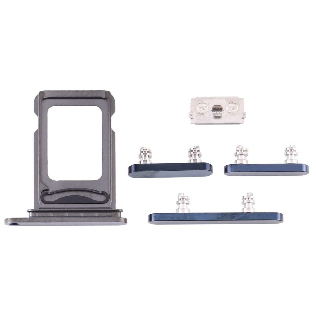 SIM Card Tray + SIM Card Tray + Side Keys for iPhone 12 Pro(Blue)