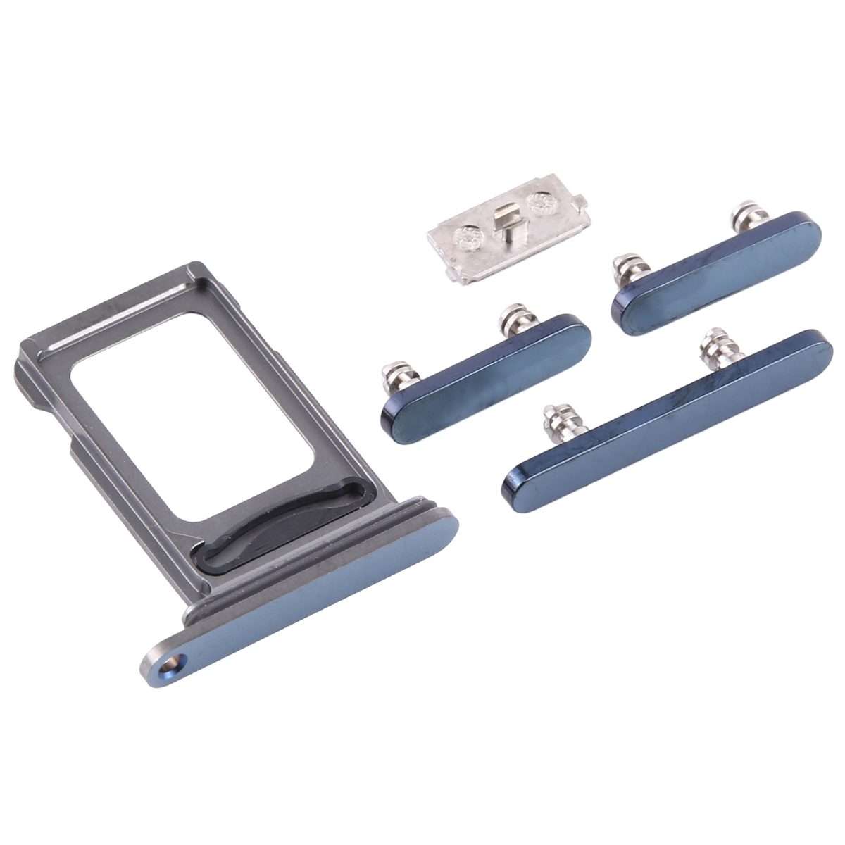 SIM Card Tray + SIM Card Tray + Side Keys for iPhone 12 Pro(Blue)
