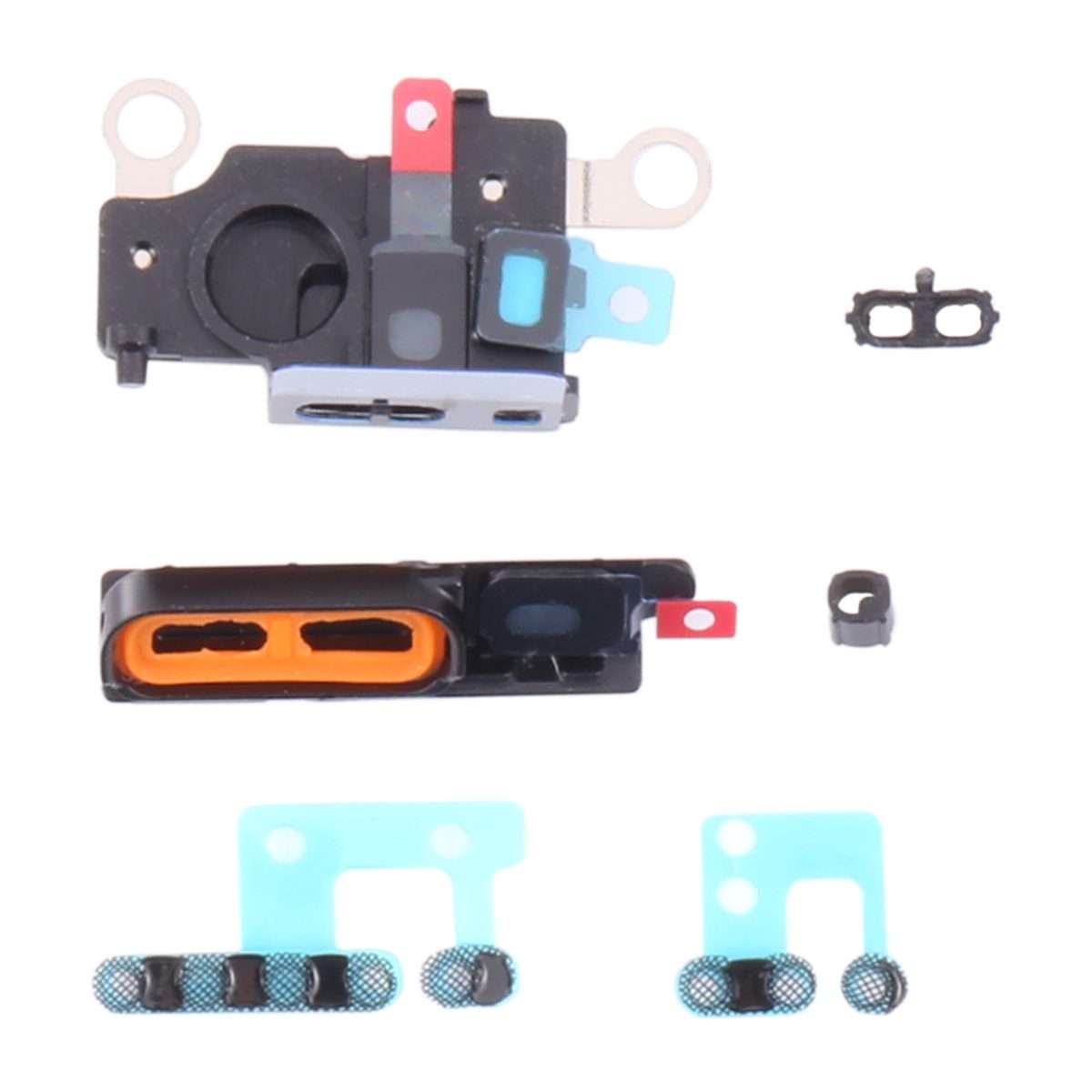 10 PCS Speaker Dustproof Mesh with Frame for iPhone 12(Black)