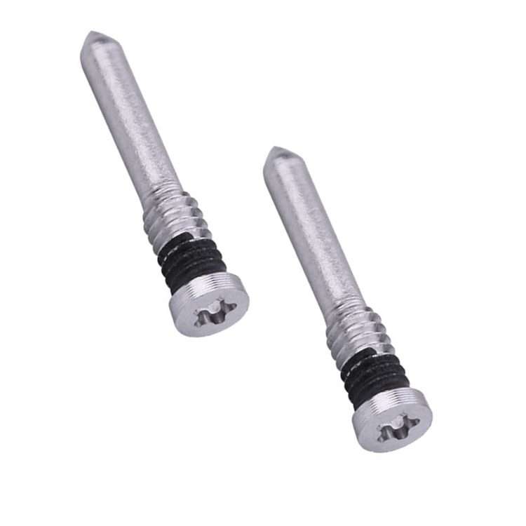100 PCS Charging Port Screws for iPhone 12 Pro(Silver)